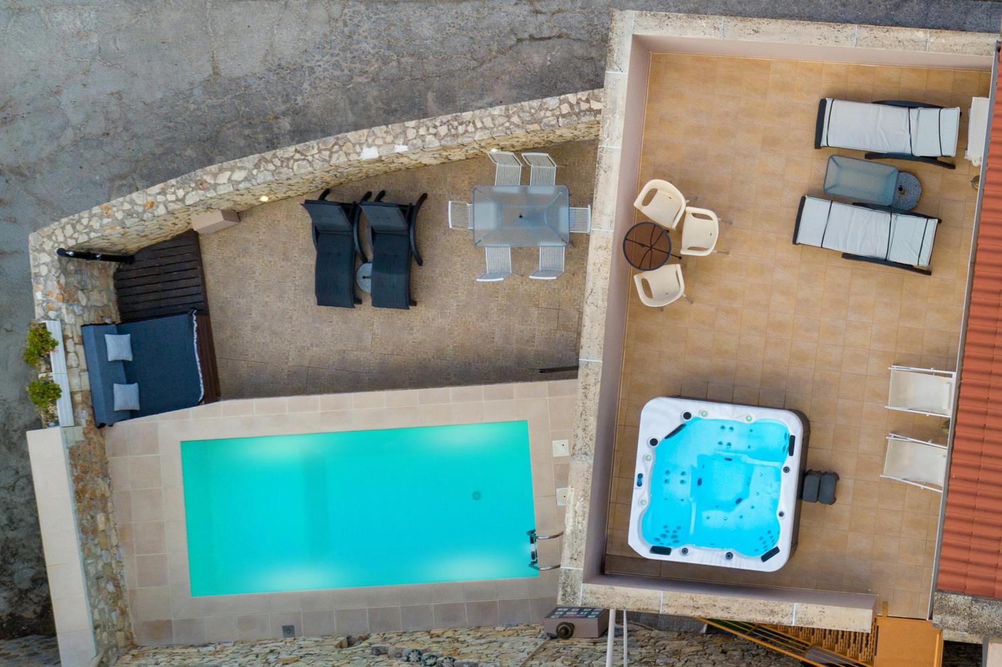 Olga'S Filoxenia - Villa Aladanos-Private Pool And Heated Jacuzzi Makhairoí Exterior foto